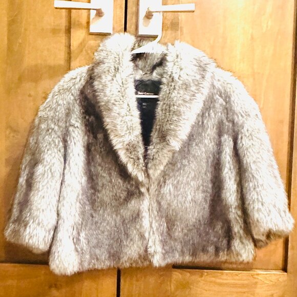 JUICY COUTURE FAUX FUR DINNER JACKET - Picture 1 of 4